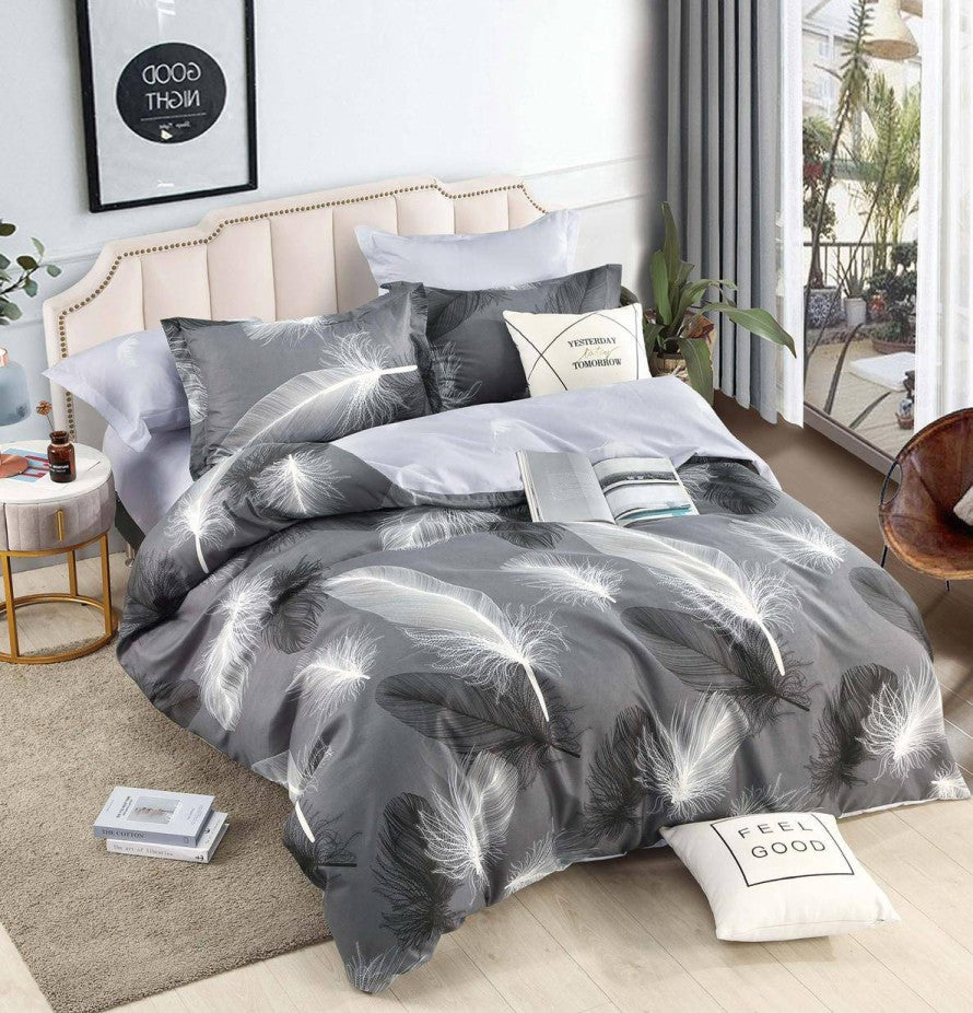 Тъмно сиви пера - 6 части с ластик