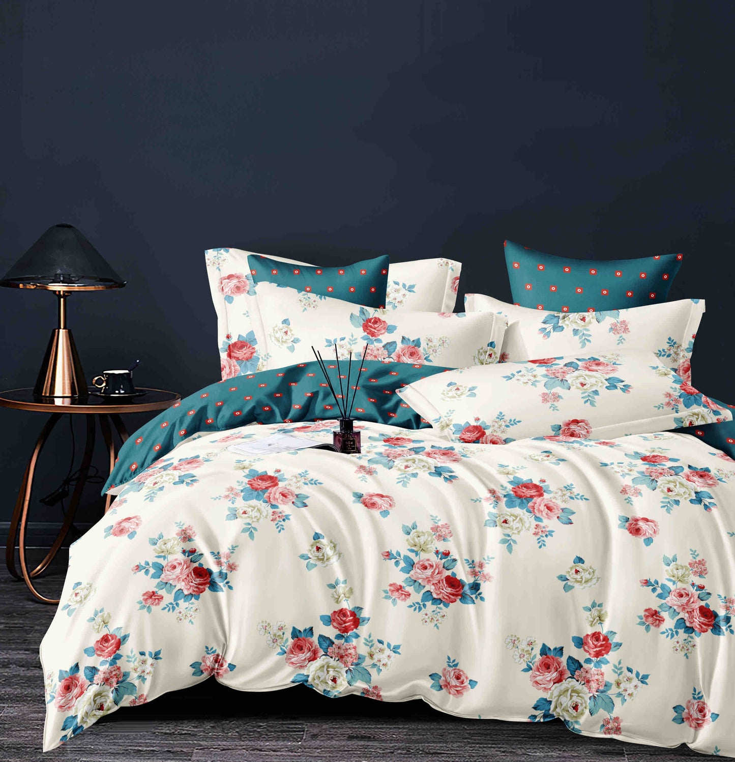 Ретро цветя - 6 части с ластик Лукс