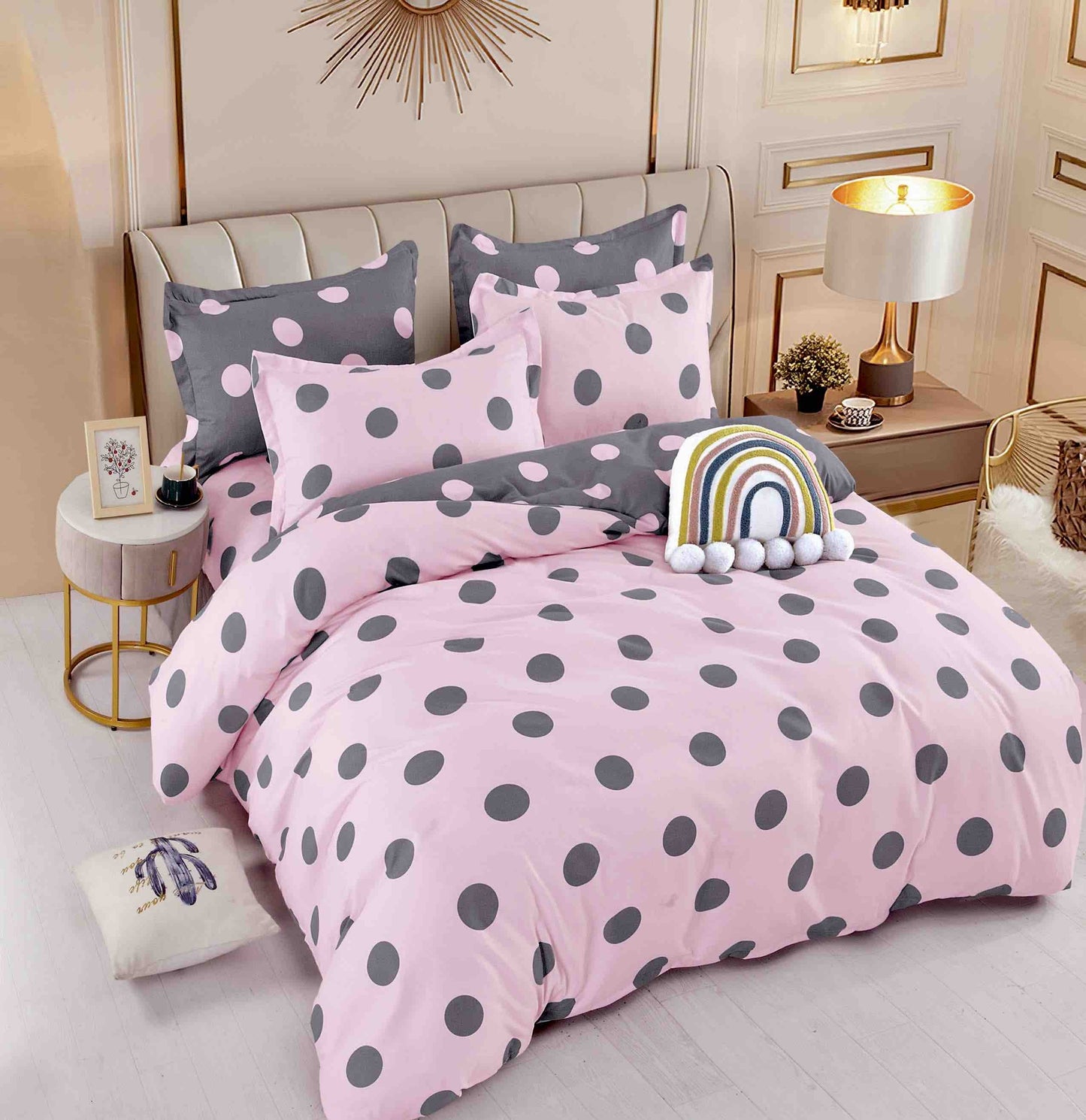 Розови точици - 6 части с ластик