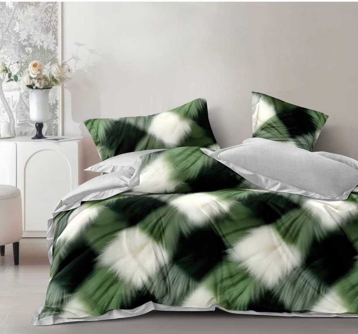 Зелени пухчета - 6 части с ластик ПАМУК