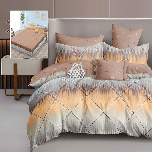 Бежово омбре - 6 части с ластик ПАМУК