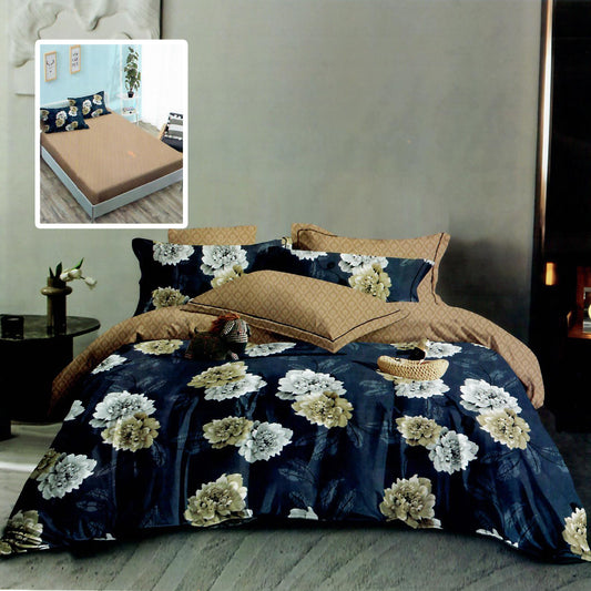 Сини цветове - 6 части с ластик ПАМУК