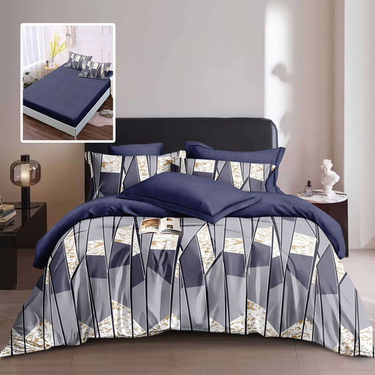 Син Лукс - 6 части с ластик 100% памук