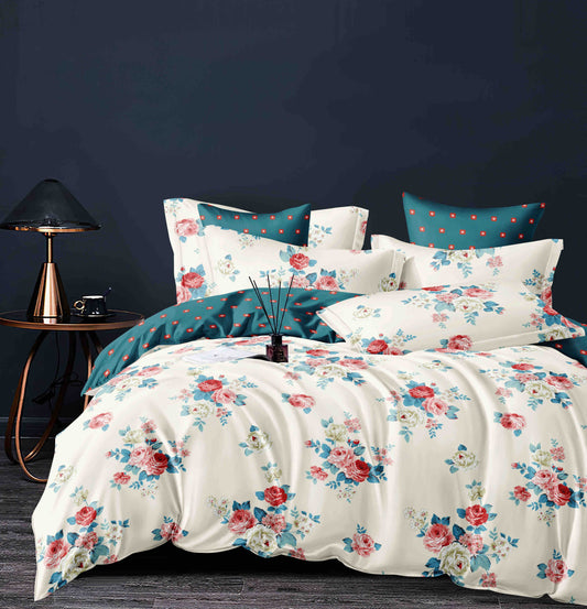 Ретро цветя - 6 части с ластик Лукс