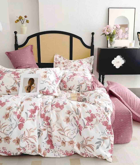 Розови ретро - 6 части с ластик Лукс