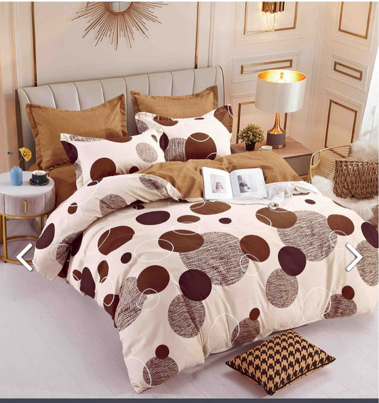 Кафяви кръгове - 6 части с ластик Лукс