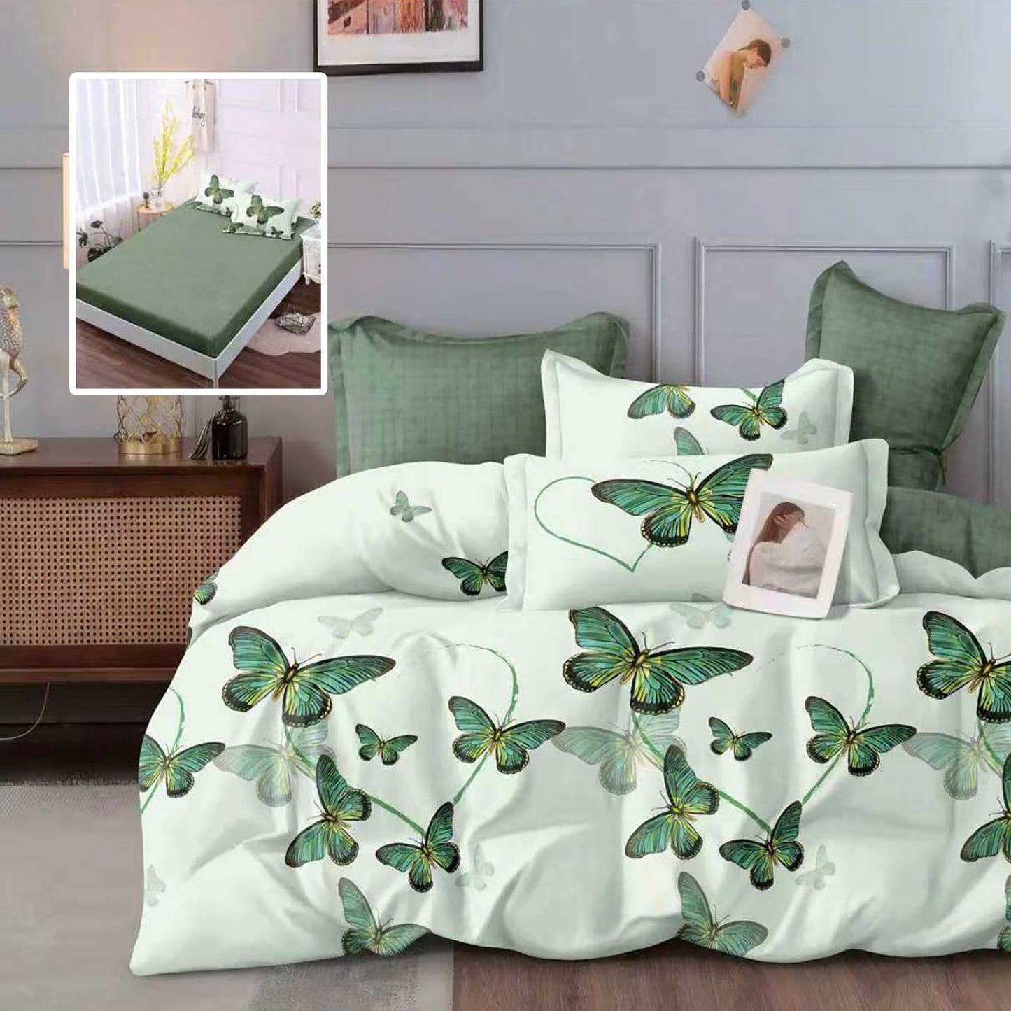 Зелени пеперуди - 6 части с ластик ПАМУК