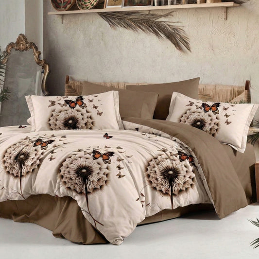 Кафяви глухарчета- 6 части с ластик ПАМУК