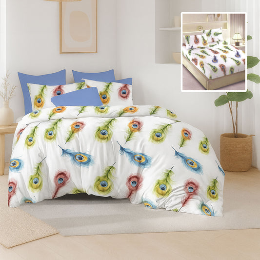 Паунови Пера - 6 части с ластик